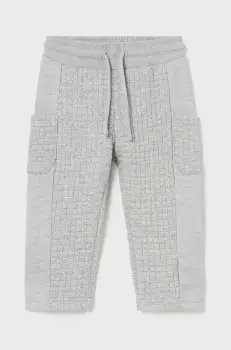 Mayoral pantaloni de trening pentru bebelusi culoarea gri, neted, 2540 imagine