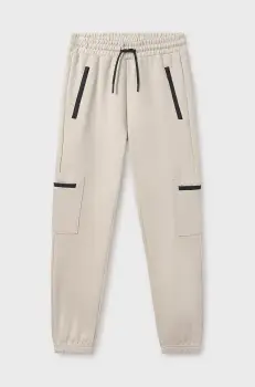 Mayoral pantaloni de trening pentru copii culoarea bej, neted, 6528 imagine