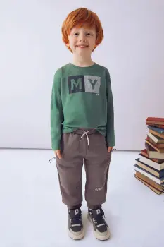 Mayoral pantaloni de trening pentru copii culoarea gri, 4559 imagine