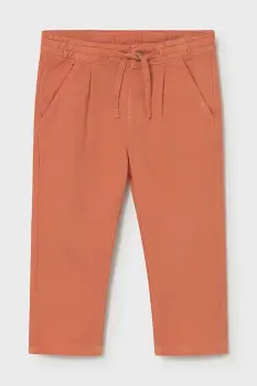 Mayoral pantaloni din amestec de in pentru bebe imagine