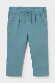 Mayoral pantaloni din amestec de in pentru bebe imagine