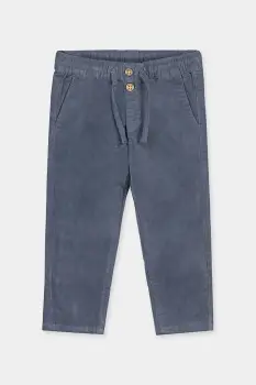 Mayoral pantaloni din catifea pentru copii culoarea albastru marin, neted, 2507 imagine