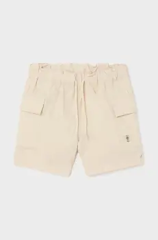 Mayoral pantaloni scurti bebe culoarea bej imagine