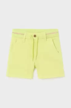 Mayoral pantaloni scurti bebe culoarea verde imagine