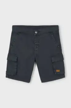 Mayoral pantaloni scurti copii cargo culoarea albastru marin, 3220 imagine