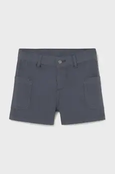 Mayoral pantaloni scurti copii cargo culoarea albastru marin, talie reglabila, 1245 imagine