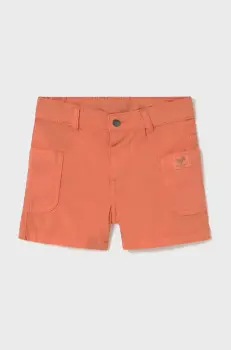 Mayoral pantaloni scurti copii cargo culoarea portocaliu, talie reglabila, 1245 imagine