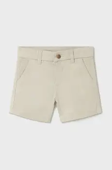 Mayoral pantaloni scurti copii chino basic culoarea gri, 207 imagine