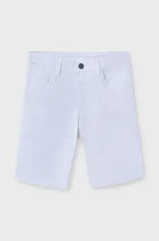 Mayoral pantaloni scurti copii culoarea alb, 231 imagine