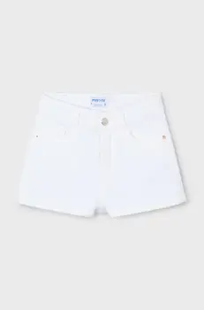 Mayoral pantaloni scurti copii culoarea alb, neted, 234 imagine