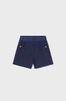 Mayoral pantaloni scurti copii culoarea albastru marin, neted imagine