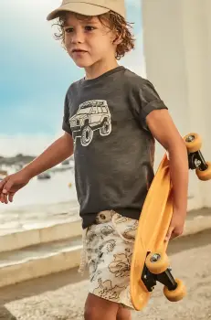 Mayoral pantaloni scurti copii culoarea bej, 3221 imagine