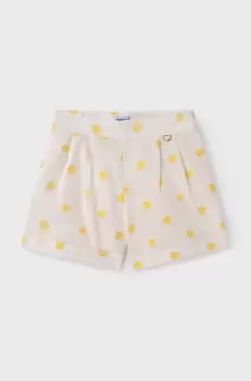 Mayoral pantaloni scurti copii culoarea bej, modelator imagine