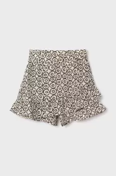 Mayoral pantaloni scurti copii culoarea bordo, modelator imagine