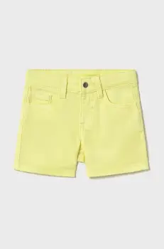 Mayoral pantaloni scurti copii culoarea galben, 206 imagine