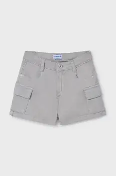 Mayoral pantaloni scurti copii culoarea gri, neted, 6218 imagine