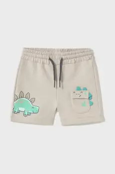 Mayoral pantaloni scurti copii culoarea gri, talie reglabila, 1242 imagine