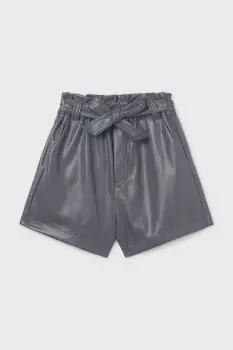 Mayoral pantaloni scurti copii culoarea gri, uni, talie reglabila, 7218 imagine