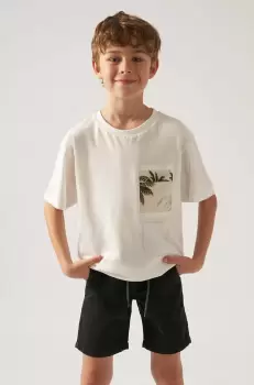 Mayoral pantaloni scurti copii culoarea negru imagine