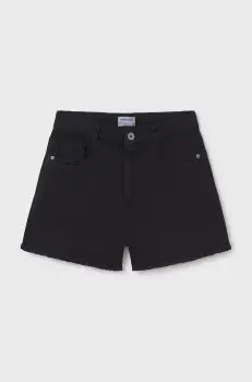 Mayoral pantaloni scurti copii culoarea negru, neted, 275 imagine