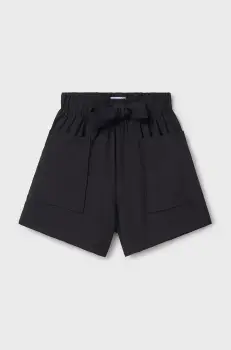 Mayoral pantaloni scurti copii culoarea negru, neted, 6216 imagine