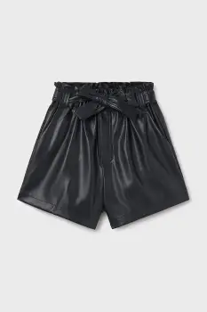 Mayoral pantaloni scurti copii culoarea negru, uni, talie reglabila, 7218 imagine