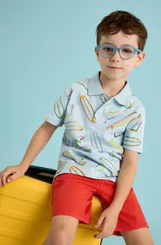 Mayoral pantaloni scurti copii culoarea rosu, 204 imagine