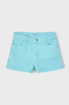 Mayoral pantaloni scurti copii culoarea turcoaz, neted, 234 imagine
