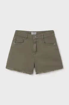 Mayoral pantaloni scurti copii culoarea verde, neted, 275 imagine