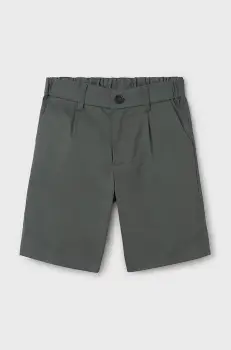Mayoral pantaloni scurti copii slim culoarea verde, 6201 imagine