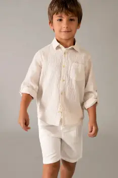 Mayoral pantaloni scurti de in pentru copii imagine