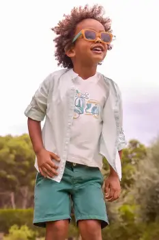 Mayoral pantaloni scurti de in pentru copii imagine