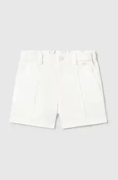 Mayoral pantaloni scurti din amestec de in pentru copii culoarea gri, 1240 imagine