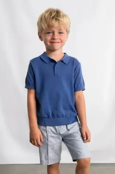 Mayoral pantaloni scurti din amestec de in pentru copii imagine