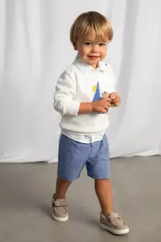 Mayoral pantaloni scurti din amestec de in pentru copii imagine