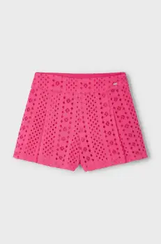 Mayoral pantaloni scurti din bumbac pentru copii culoarea roz, 3285 imagine