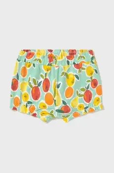Mayoral pantaloni scurti din bumbac pentru copii culoarea turcoaz, modelator, 1228 imagine