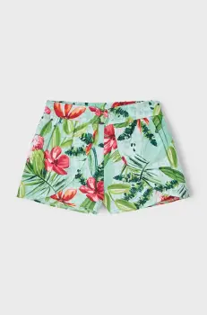 Mayoral pantaloni scurti din bumbac pentru copii culoarea verde, modelator, 3908 imagine