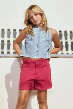 Mayoral pantaloni scurti din denim pentru copii imagine