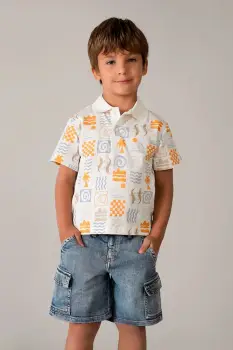 Mayoral pantaloni scurti din denim pentru copii imagine