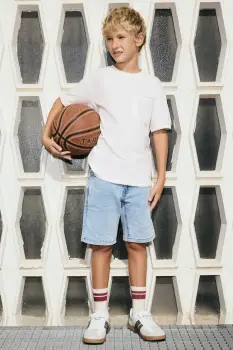 Mayoral pantaloni scurti din denim pentru copii imagine