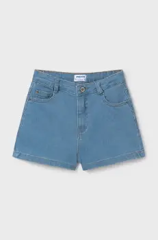 Mayoral pantaloni scurti din denim pentru copii neted, 235 imagine