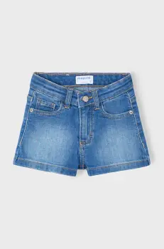 Mayoral pantaloni scurti din denim pentru copii neted, 236 imagine