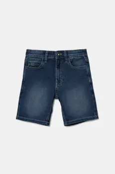 Mayoral pantaloni scurti din denim pentru copii soft denim culoarea albastru marin, 6203 imagine