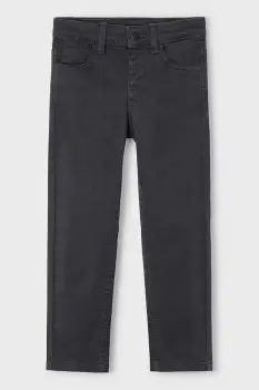 Mayoral pantaloni slim fit basic culoarea gri, 517 imagine