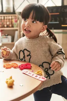 Mayoral pulover bebe culoarea bej, light, 2355 imagine