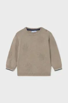 Mayoral pulover bebe culoarea maro, 2347 imagine