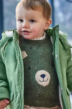 Mayoral pulover bebe culoarea verde, light, 2314 imagine