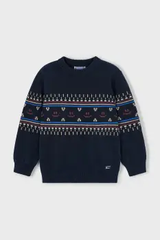 Mayoral pulover copii culoarea albastru marin, 4377 imagine