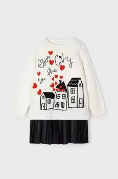 Mayoral pulover copii culoarea bej, light imagine